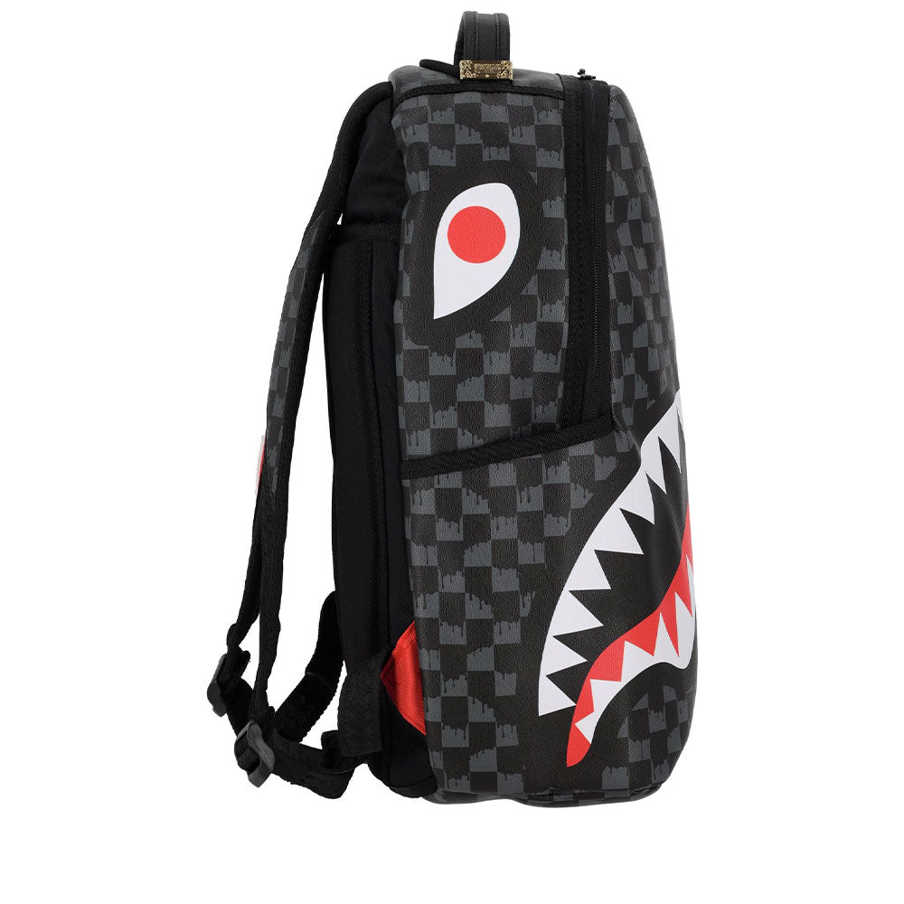 SPRAYGROUND Rucksack mit Drip Check Shark-Aufdruck