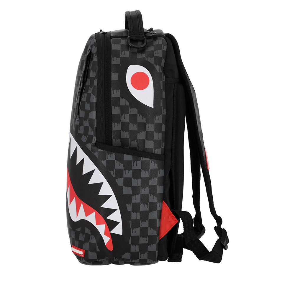 SPRAYGROUND Rucksack mit Drip Check Shark-Aufdruck