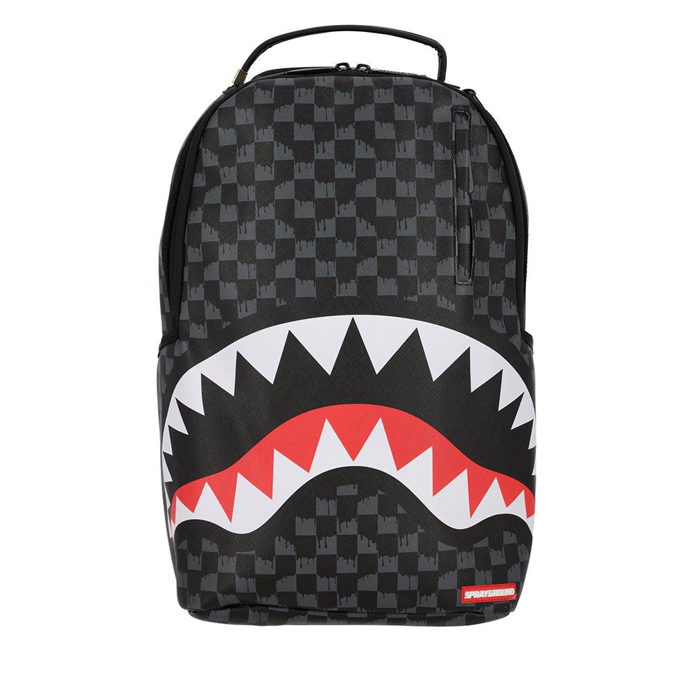 SPRAYGROUND Rucksack mit Drip Check Shark-Aufdruck