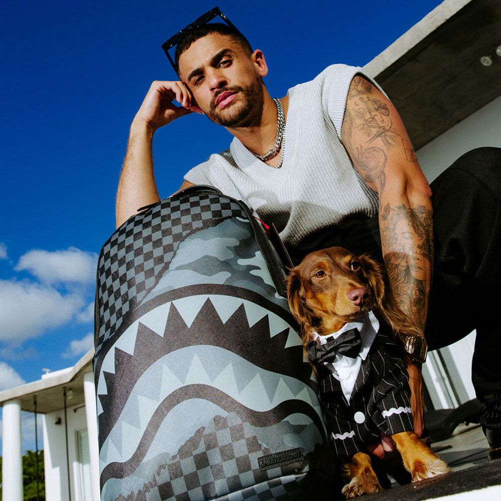 SPRAYGROUND Rucksack mit Split Up Camo Tear Aufdruck
