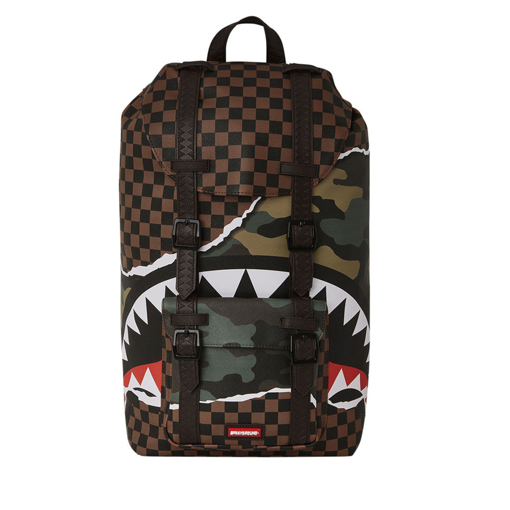 SPRAYGROUND Rucksack geschlossen mit Kordelzug Tear it Up Camo Hills-Aufdruck
