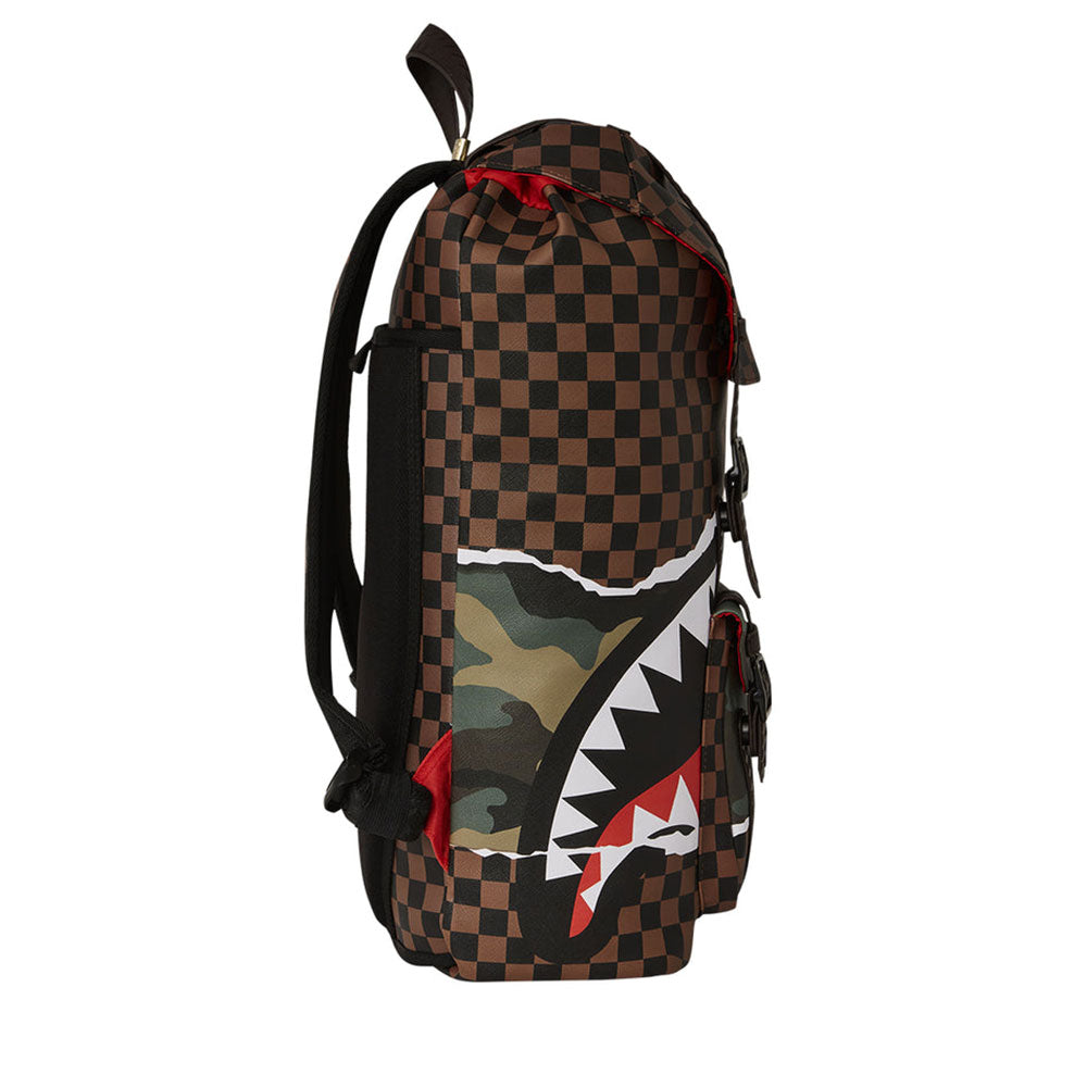 SPRAYGROUND Rucksack geschlossen mit Kordelzug Tear it Up Camo Hills-Aufdruck