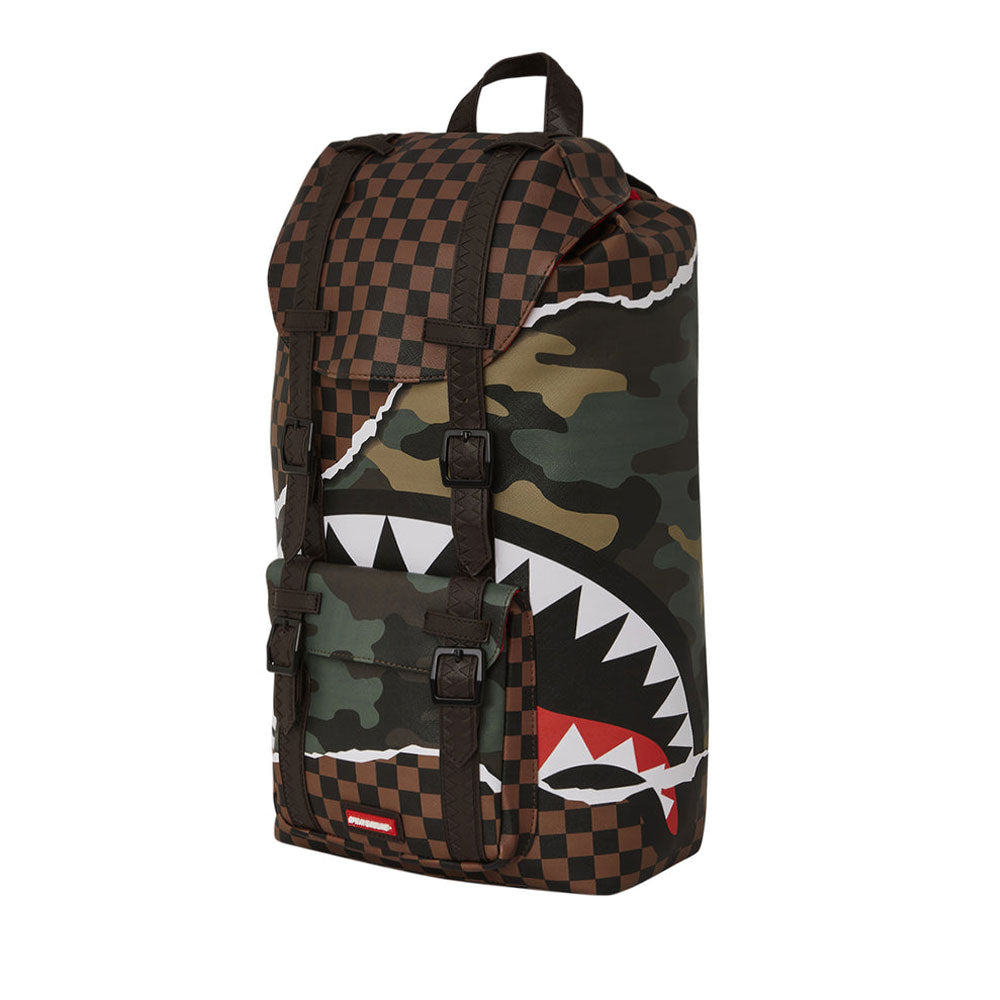 SPRAYGROUND Rucksack geschlossen mit Kordelzug Tear it Up Camo Hills-Aufdruck