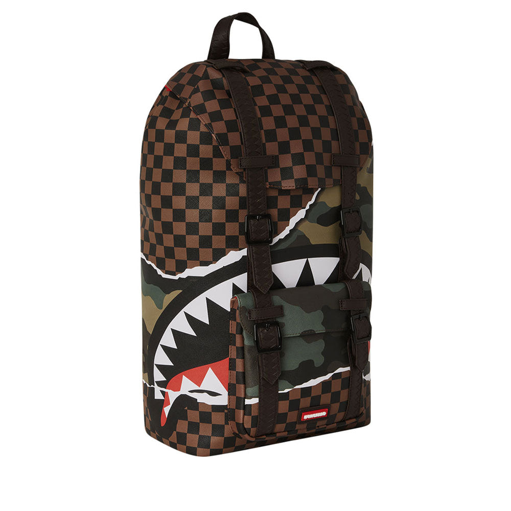 SPRAYGROUND Rucksack geschlossen mit Kordelzug Tear it Up Camo Hills-Aufdruck