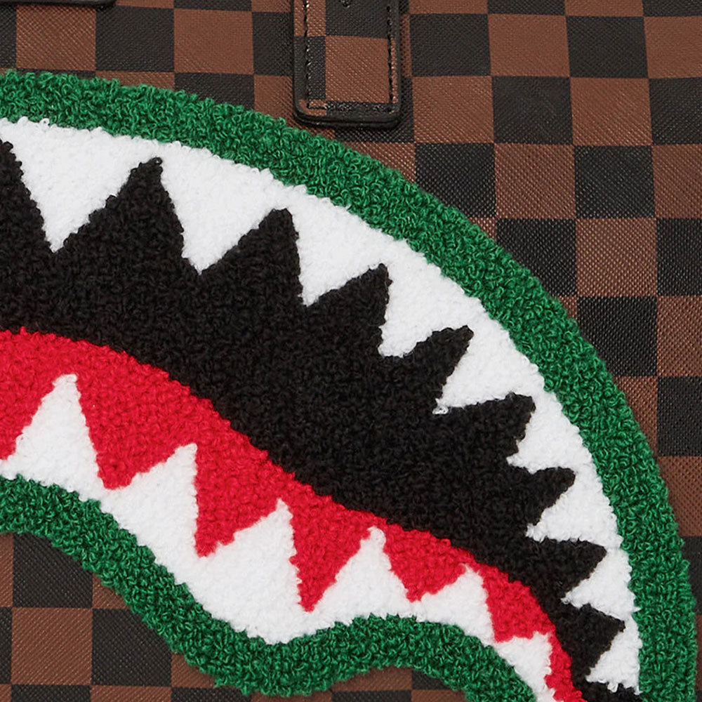 Mini-Boston-Tasche SPRAYGROUND mit Chenille-Sip-Aufdruck