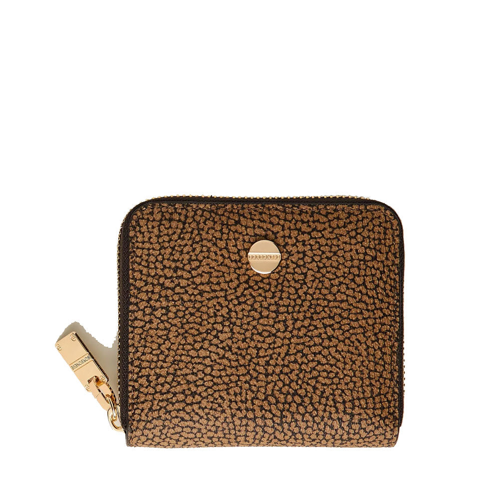 MIRKUZI Portamonete Da Donna, Portafoglio Piccolo Da Donna In Morbida Pelle PU Portamonete Portatile Con Cerniera Portachiavi (nero Rosa - Foto 7