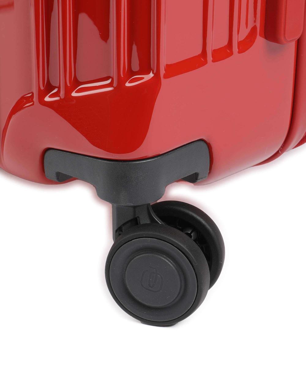 Trolley medio 69cm PIQUADRO Espandibile Rigido 4 Ruote Rosso BV6393PQL