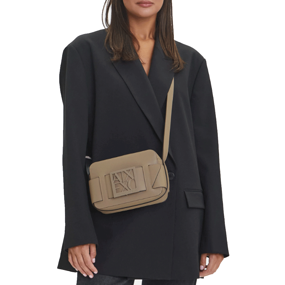 Borsa Donna a Tracolla ARMANI EXCHANGE colore Brown Bass