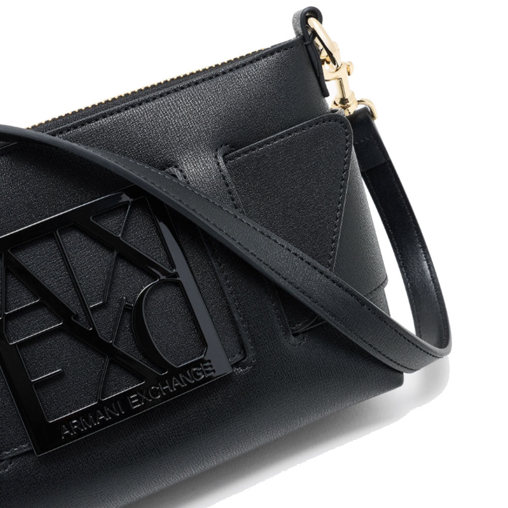 Borsa Donna Hobo Mini a Spalla ARMANI EXCHANGE Colore Nero