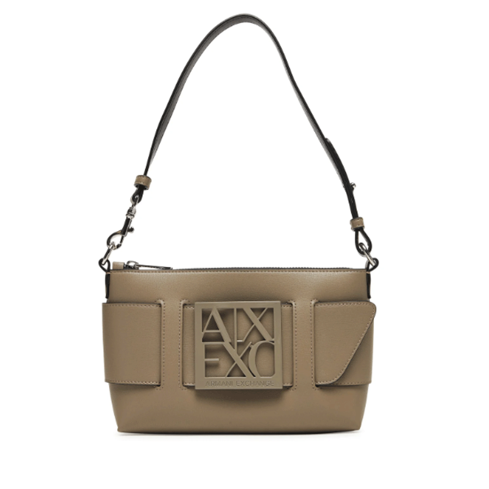 Borsa Donna Hobo Mini a Spalla ARMANI EXCHANGE Colore Brown Bass