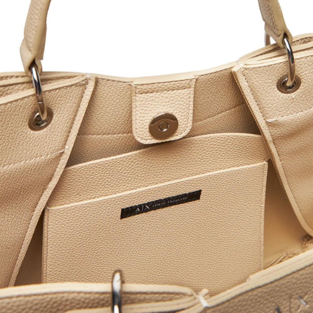 Borsa Donna a Mano con Tracolla Logata ARMANI EXCHANGE Colore Valley Misura Grande
