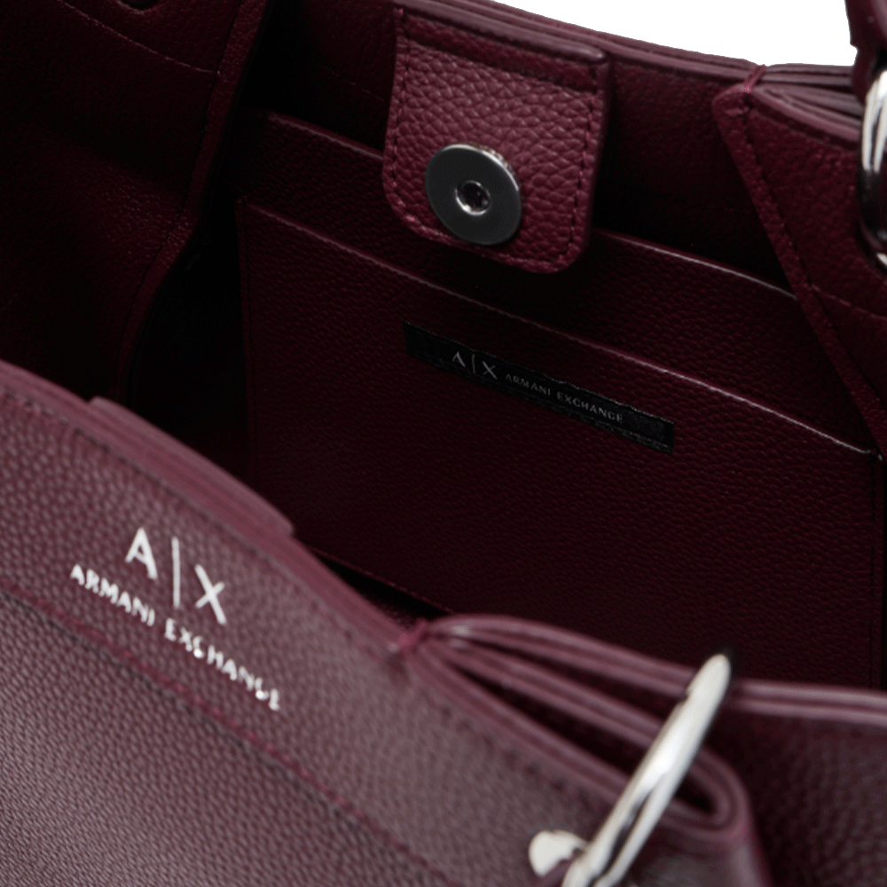 Borsa Donna a Mano con Tracolla Logata ARMANI EXCHANGE Colore Groove