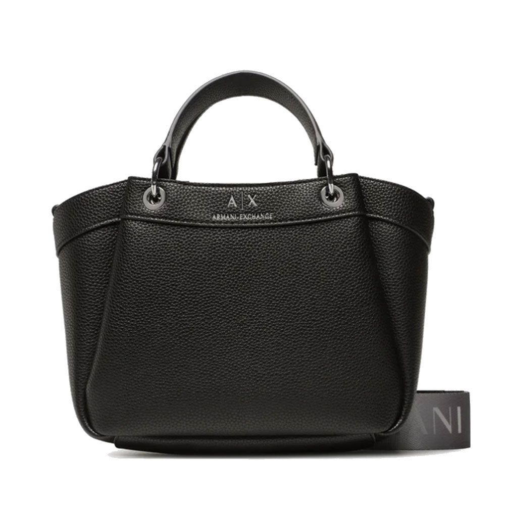 Borsa Donna a Mano con Tracolla Logata ARMANI EXCHANGE Colore Nero Misura Piccola