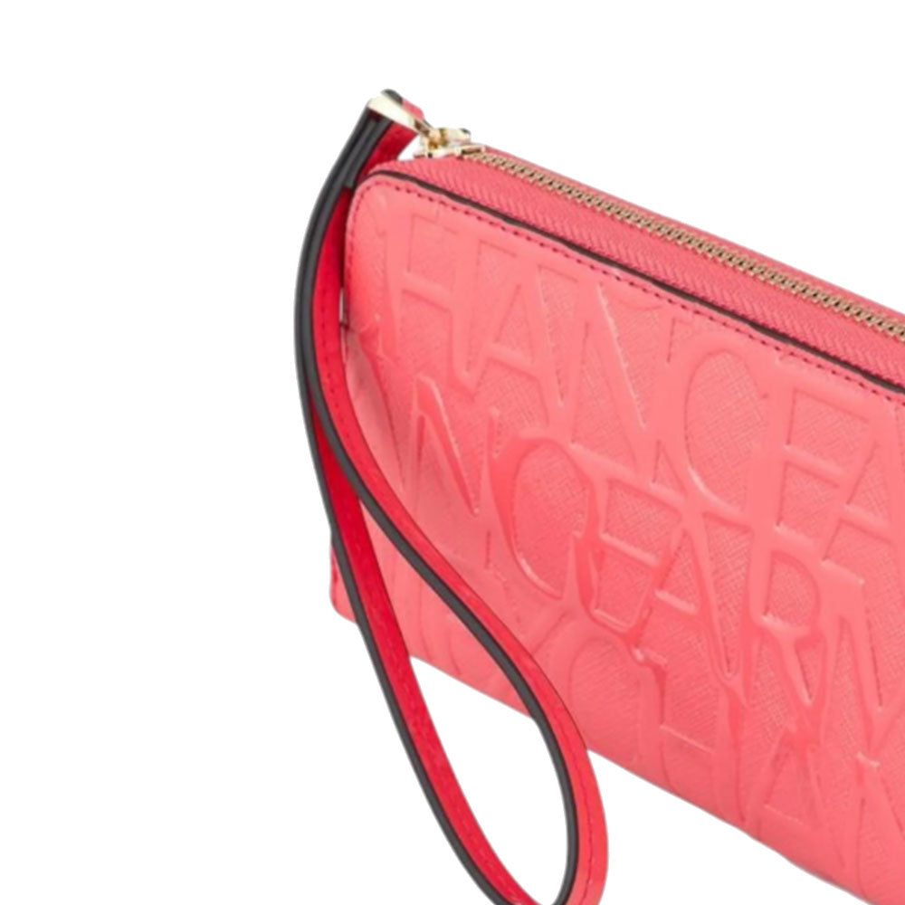 Portafoglio Donna Zip Around ARMANI EXCHANGE colore Grenadine con Logo Lucido