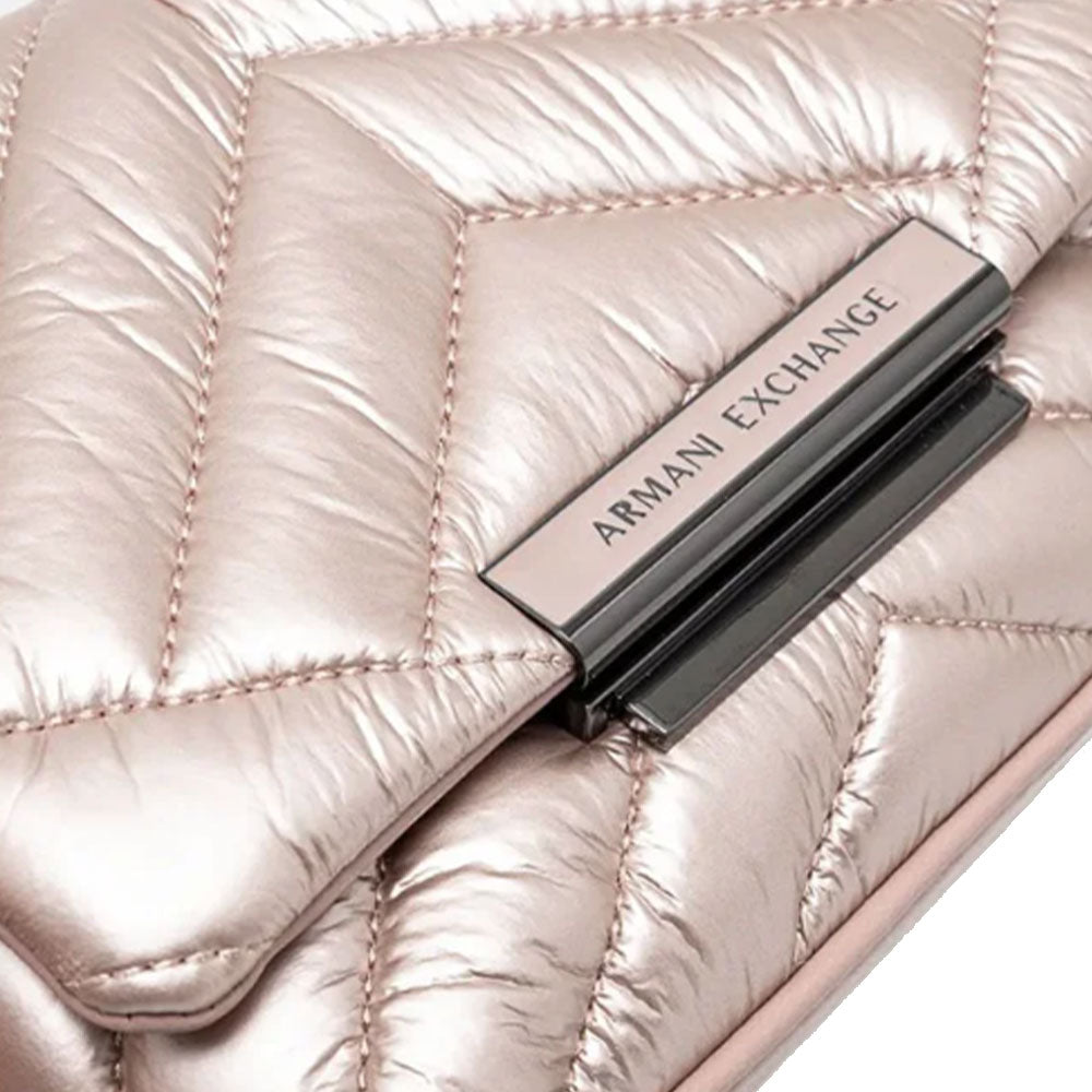 ARMANI EXCHANGE
Damen Umhängetasche geschlossen mit Klappe und Clip in der Farbe Roségold
