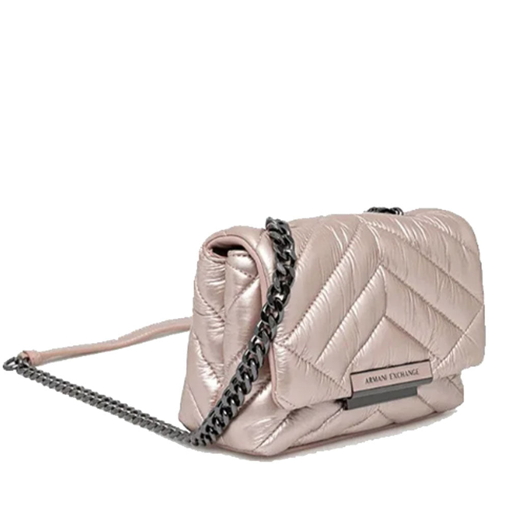 ARMANI EXCHANGE
Damen Umhängetasche geschlossen mit Klappe und Clip in der Farbe Roségold