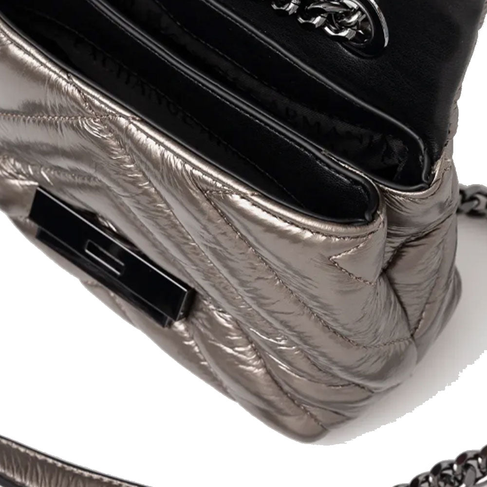 ARMANI EXCHANGE
Damen Umhängetasche geschlossen mit Klappe und Clip in der Farbe Gun Metal