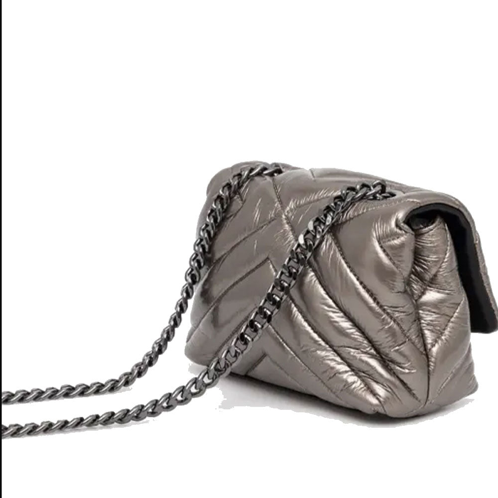 ARMANI EXCHANGE
Damen Umhängetasche geschlossen mit Klappe und Clip in der Farbe Gun Metal