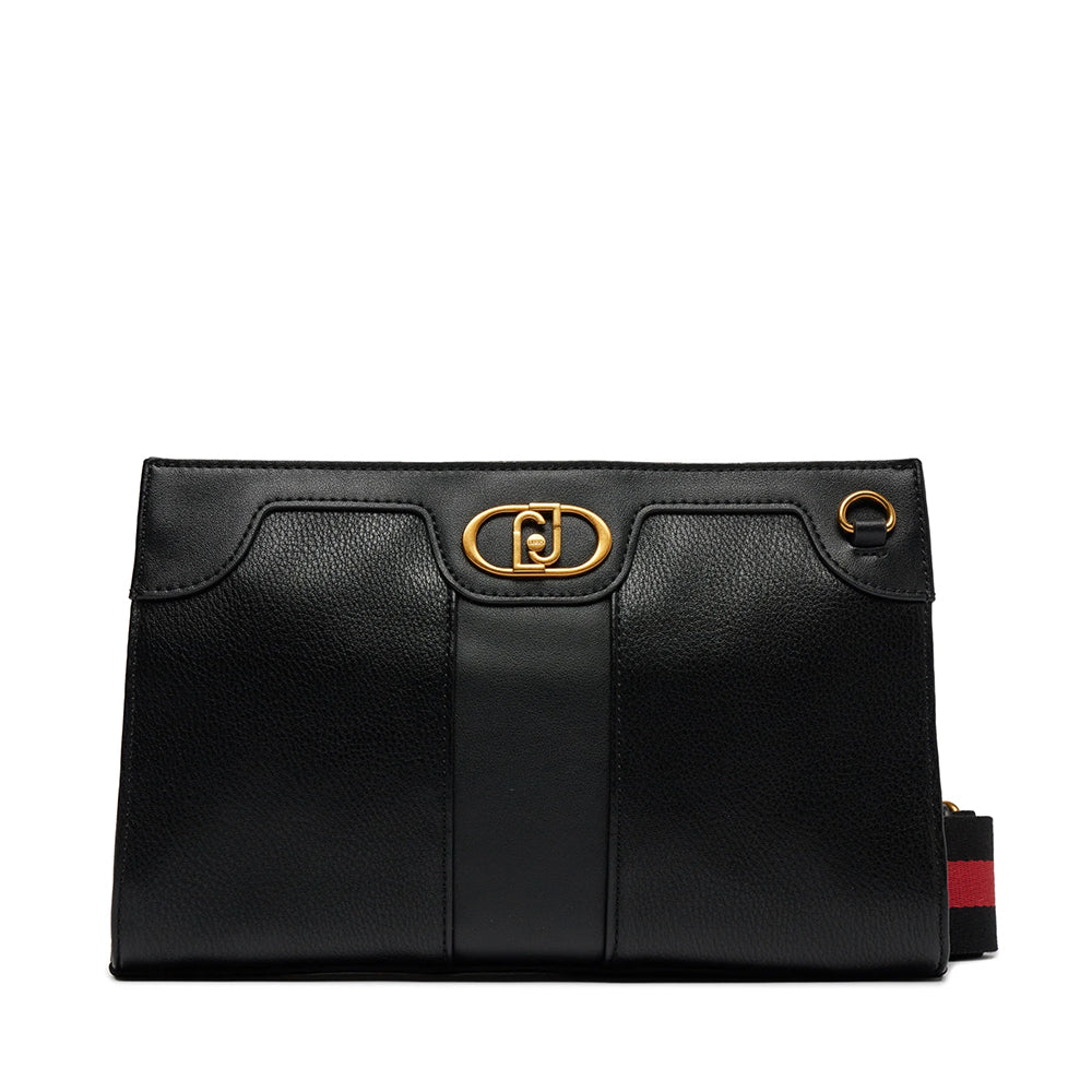 Borsa Donna Clutch con Tracolla Bicolor LIU JO colore Nero