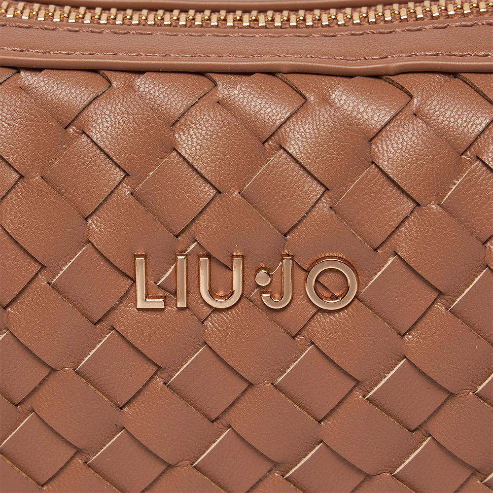 Borsa Donna Hobo LIU JO Better Intrecciata Marrone
