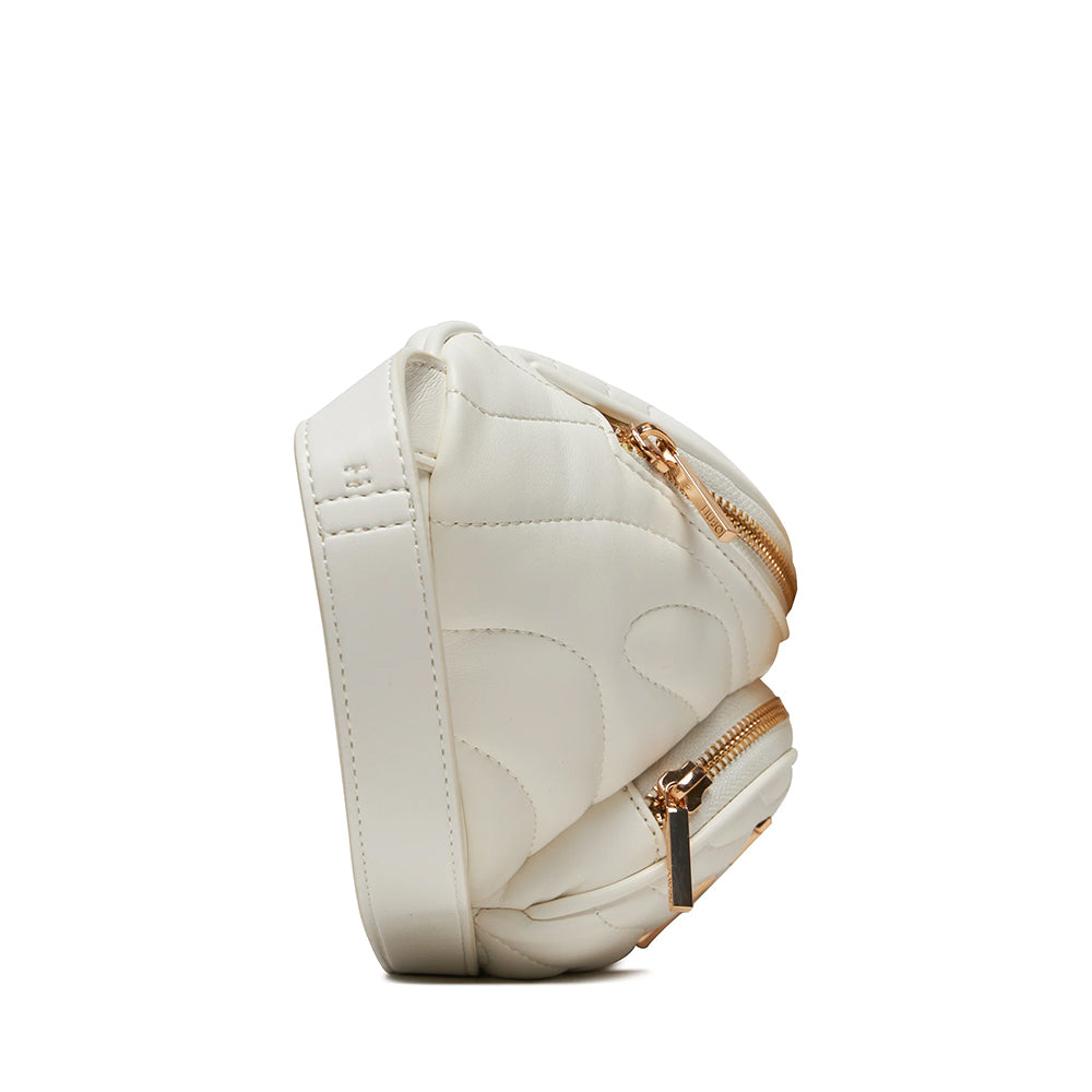 Marsupio Donna LIU JO Better Trapuntato Bianco con Charm