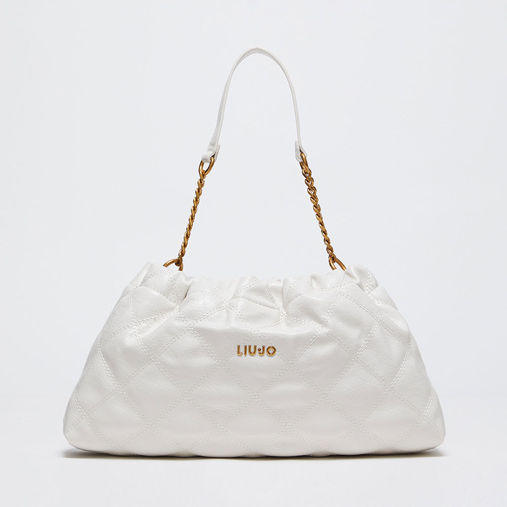 Borsa a Spalla LIU JO Trapuntata color Crema