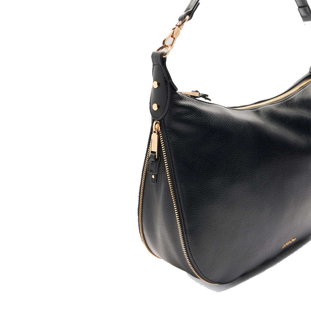 LIU JO Better Hobo Bag Large
Damentasche mit Schultergurt in Trommeleffekt Schwarz