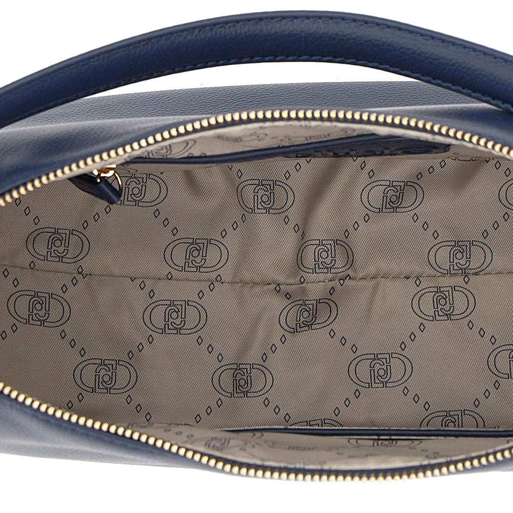 Hobo Bag Large con Tracolla LIU JO Better effetto Bottalato Blu