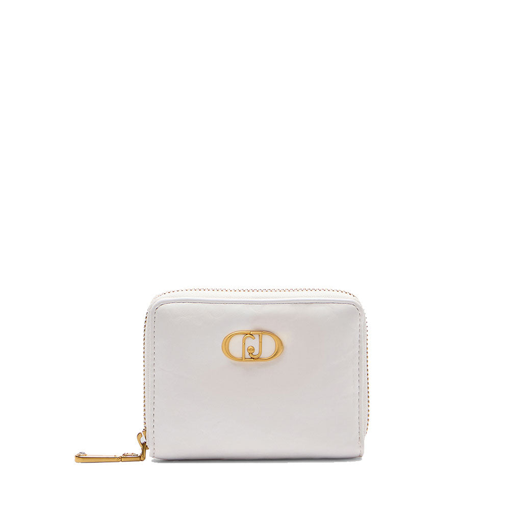 Portafoglio Piccolo Zip Around LIU JO Better La Puffy Off White