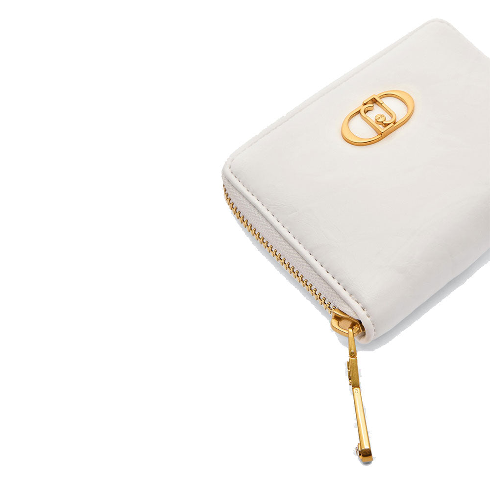 Portafoglio Piccolo Zip Around LIU JO Better La Puffy Off White