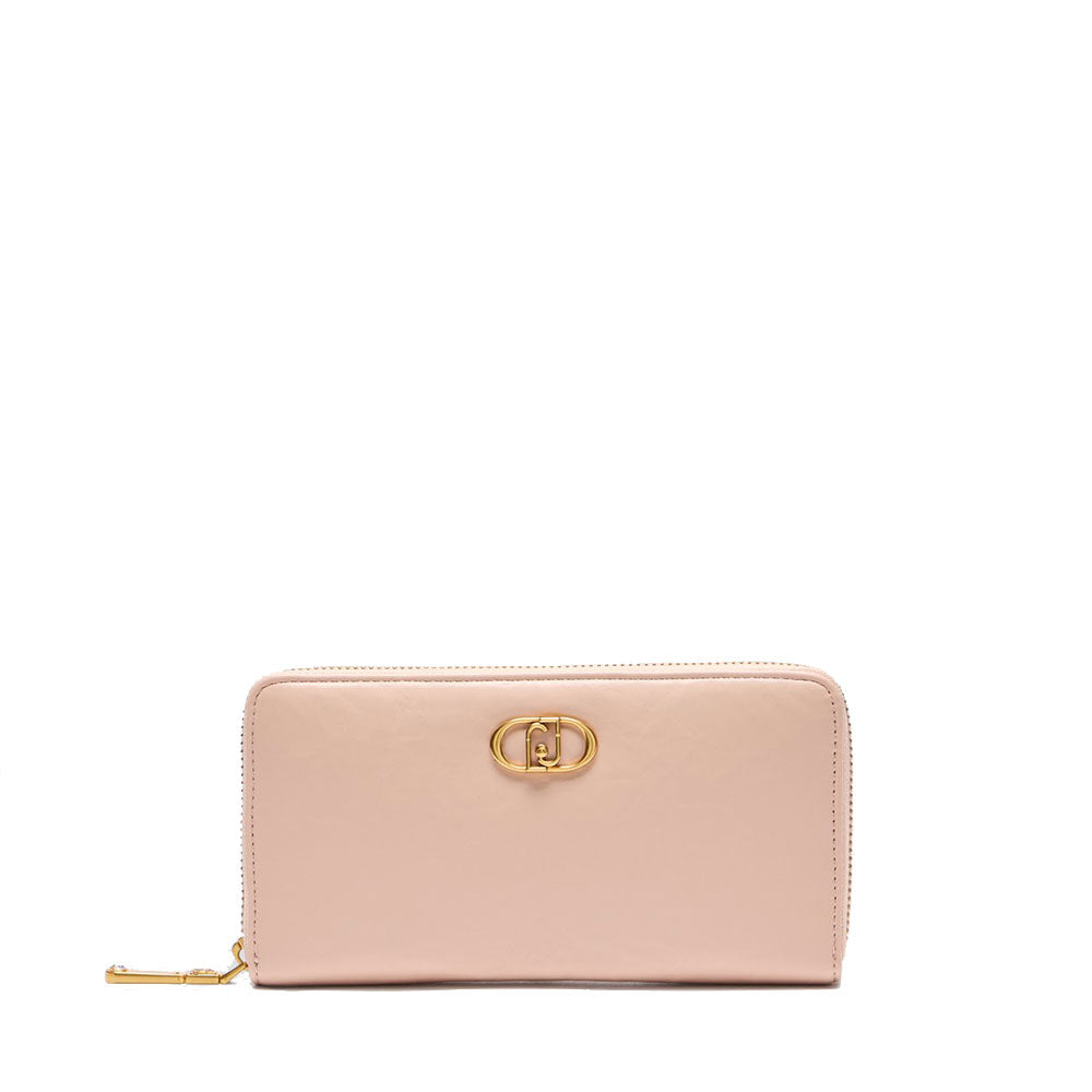 Portafoglio Donna Zip Around LIU JO Better La Puffy Rosa Cipria