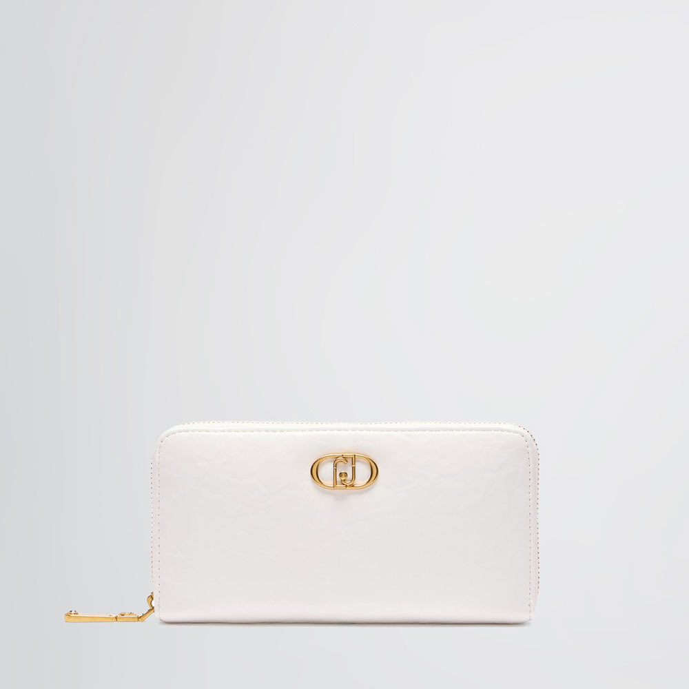 Portafoglio Donna Zip Around LIU JO Better La Puffy Off White