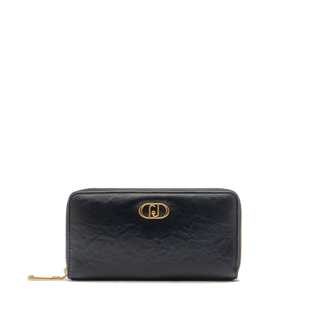 Portafoglio Donna Zip Around LIU JO Better La Puffy Nero