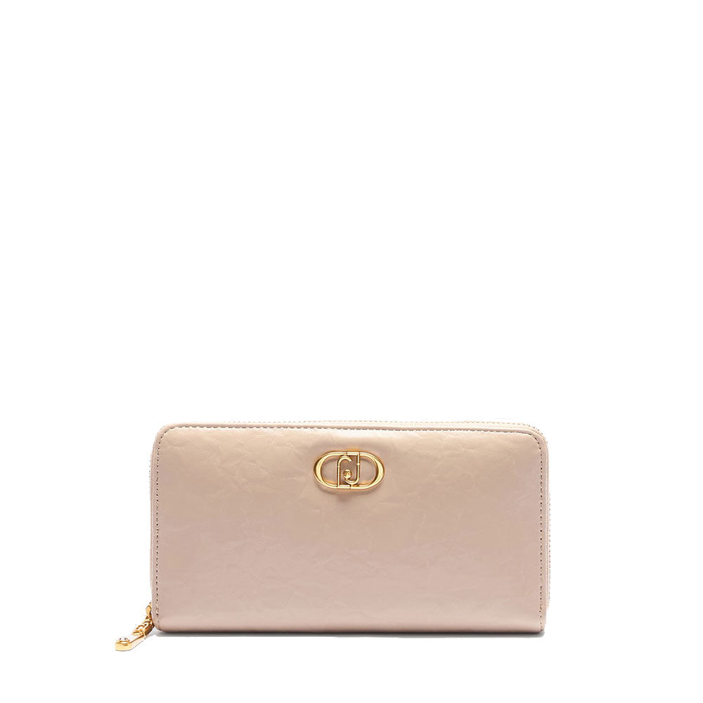 Portafoglio Donna Zip Around LIU JO Better La Puffy Sabbia Scuro