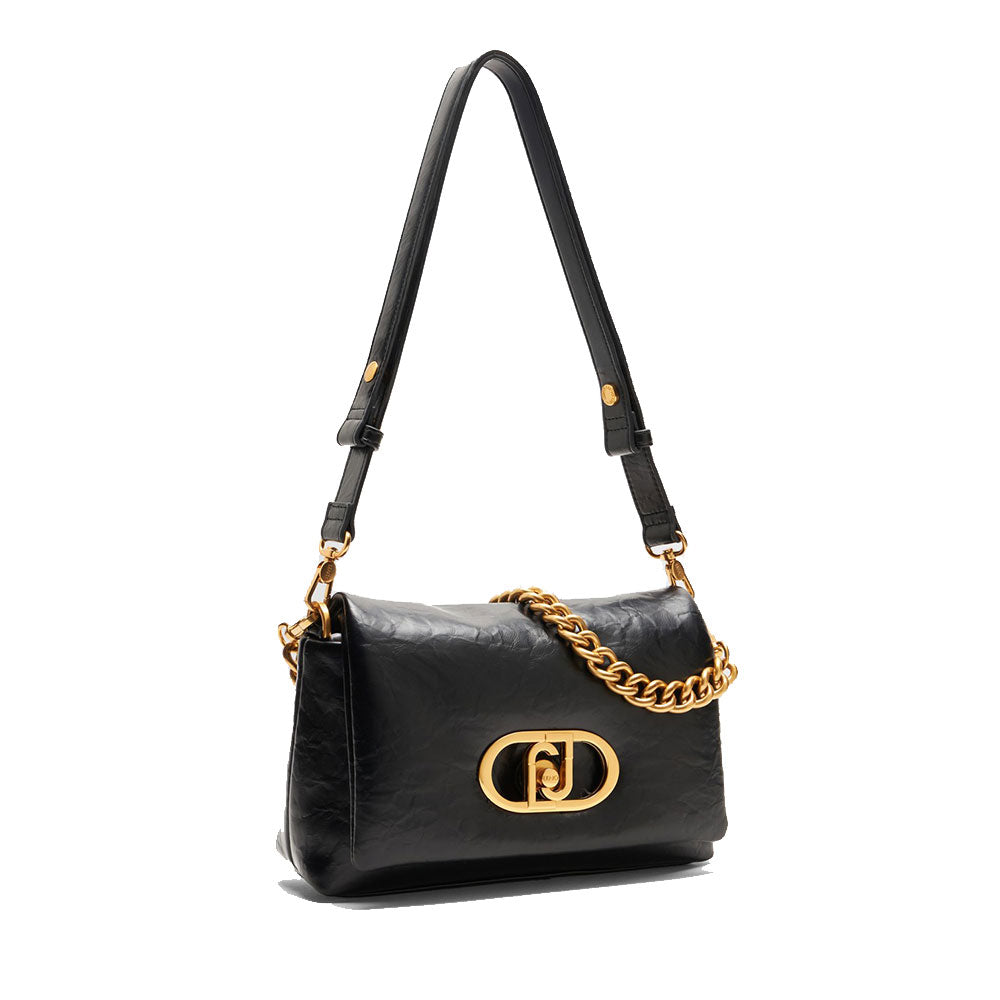 Borsa Media a Spalla con Pattina LIU JO Better linea La Puffy Nero
