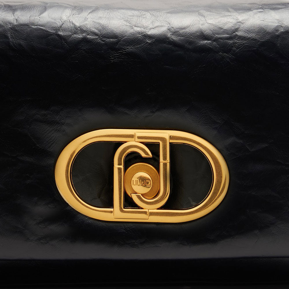 Borsa Media a Spalla con Pattina LIU JO Better linea La Puffy Nero