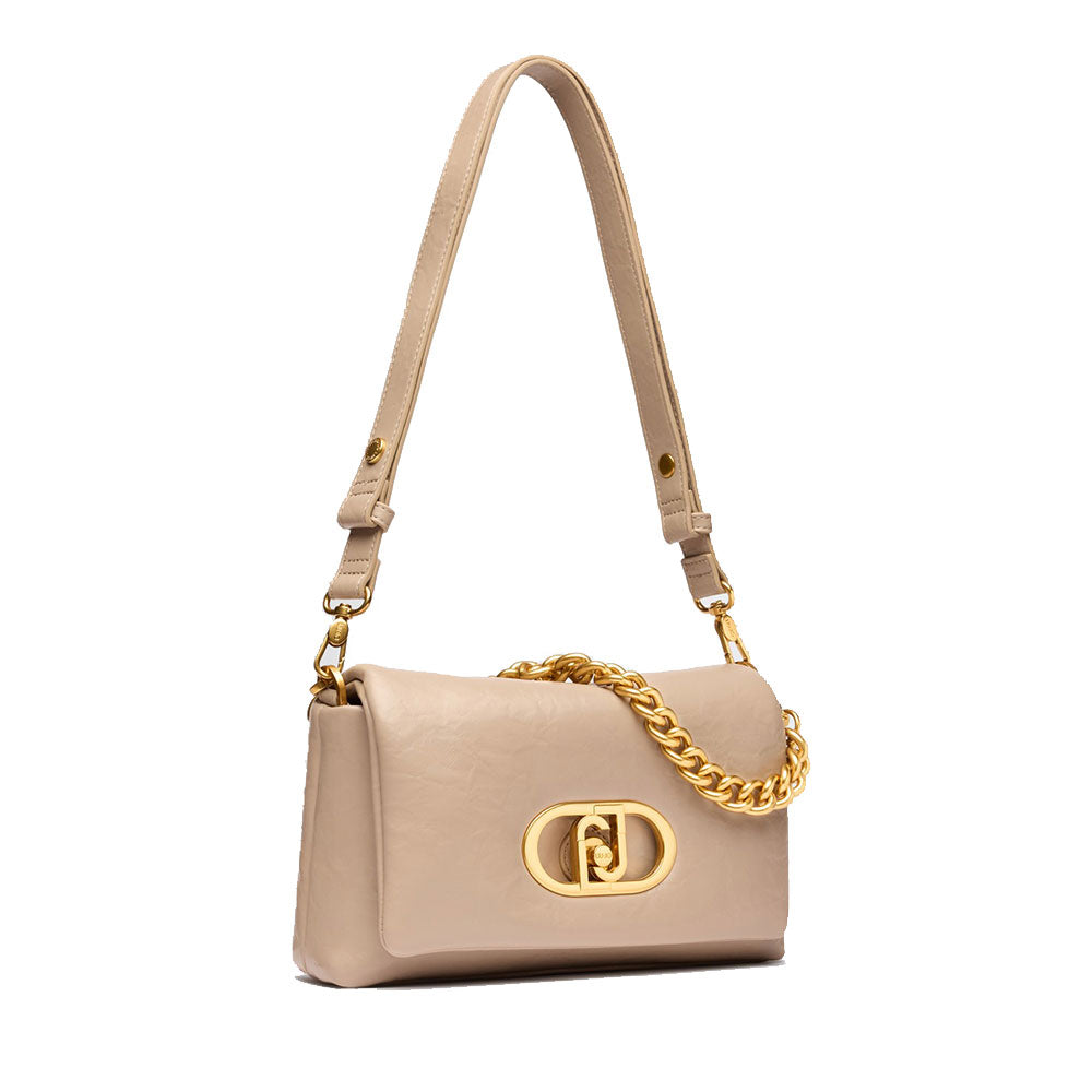 Borsa Media a Spalla con Pattina LIU JO Better linea La Puffy Dark Sand