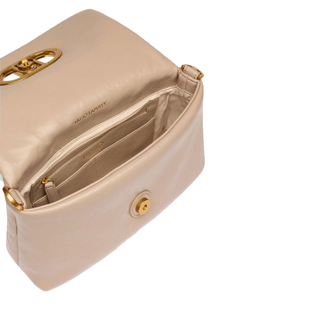Borsa Media a Spalla con Pattina LIU JO Better linea La Puffy Dark Sand