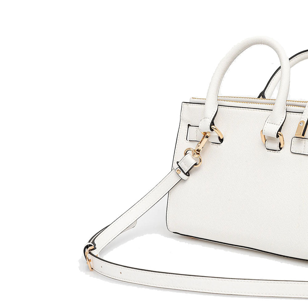 Borsa Donna a Mano LIU JO con Logo in Rilievo Off White