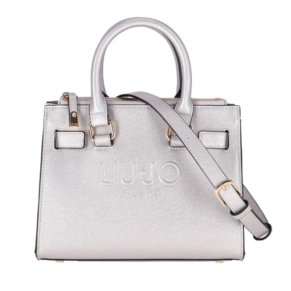LIU JO
Damen Handtasche mit Logoprägung in Silber