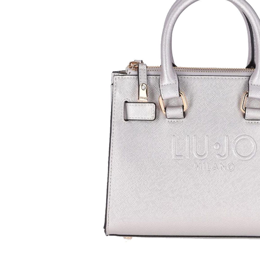 LIU JO
Damen Handtasche mit Logoprägung in Silber
