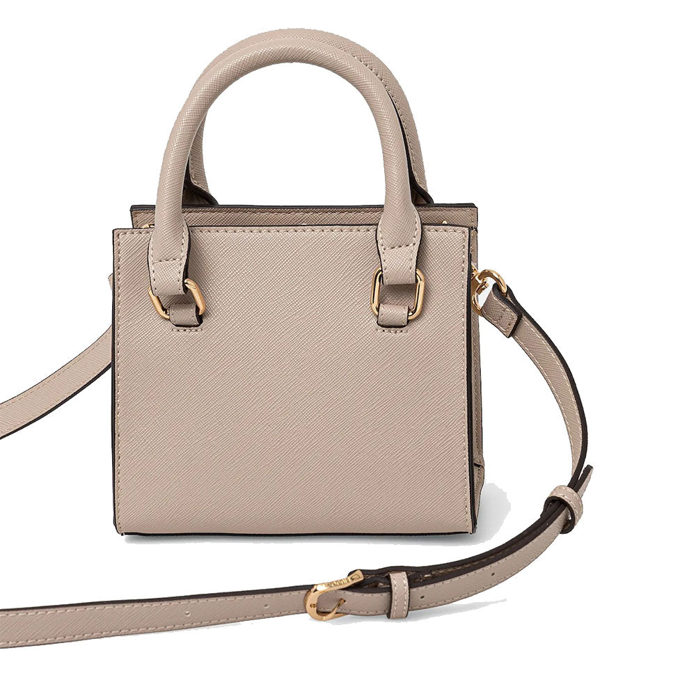 Borsa Donna a Mano Mini LIU JO con Logo in Rilievo Beige