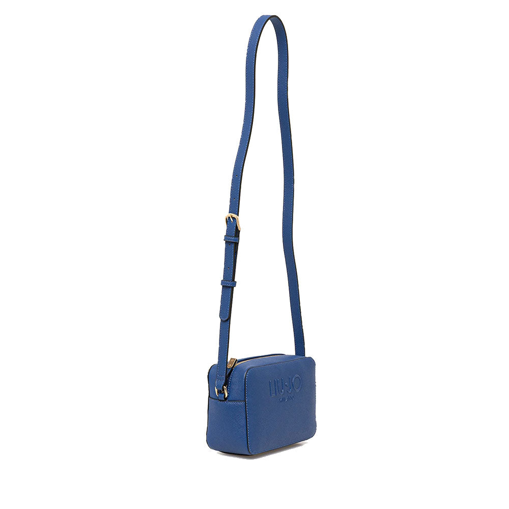 Borsa Donna a Tracolla LIU JO con Logo in Rilievo Dust Blue