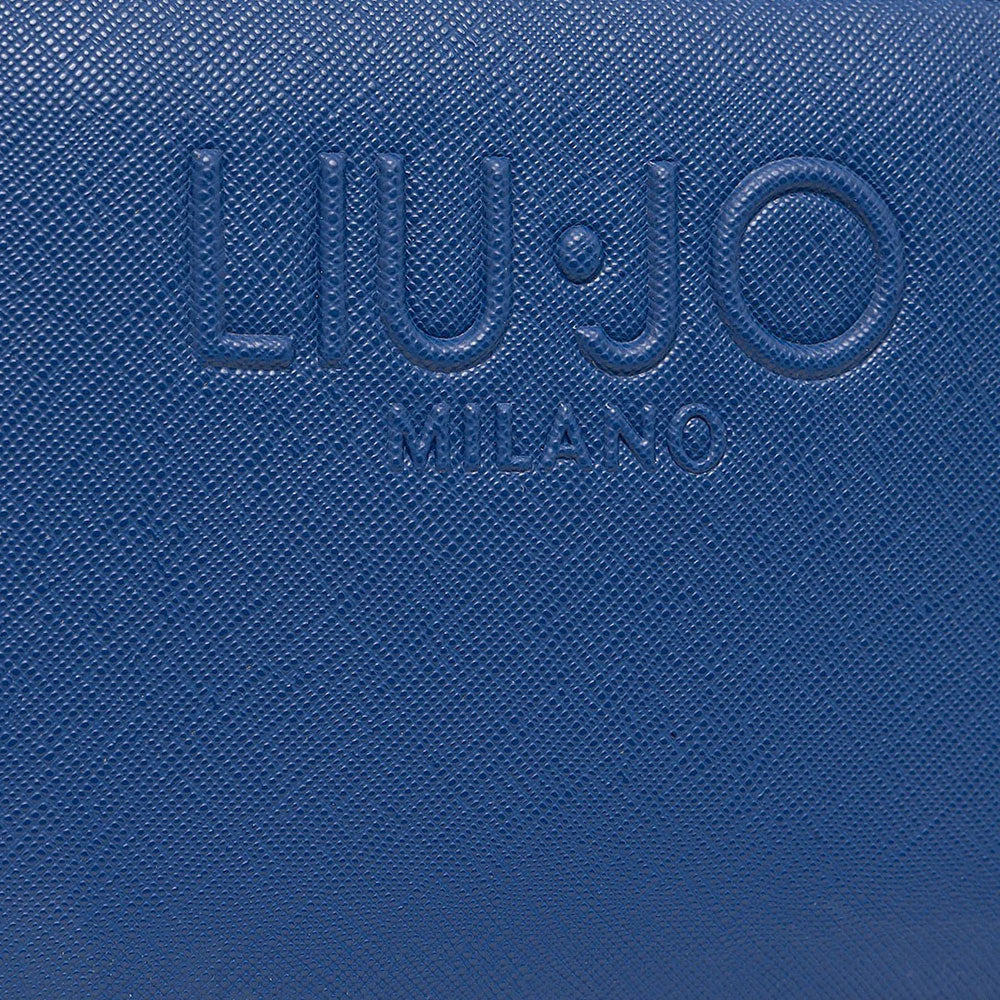 Borsa Donna a Tracolla LIU JO con Logo in Rilievo Dust Blue