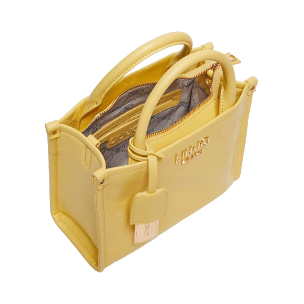 LIU JO Better
Damen Handtasche mit Gelb Rautenmuster