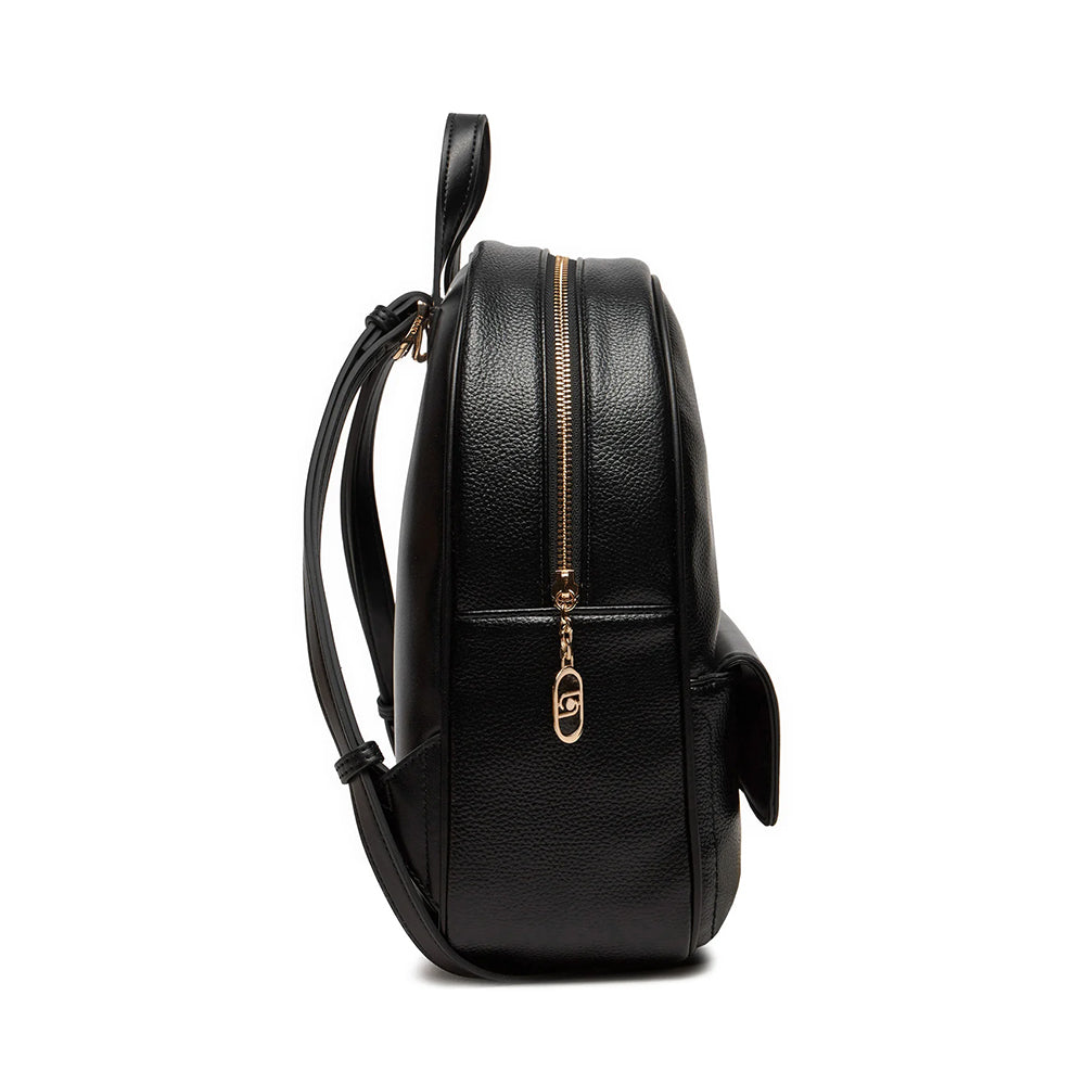 Zaino Donna LIU JO Better Nero con Logo con Morsetto
