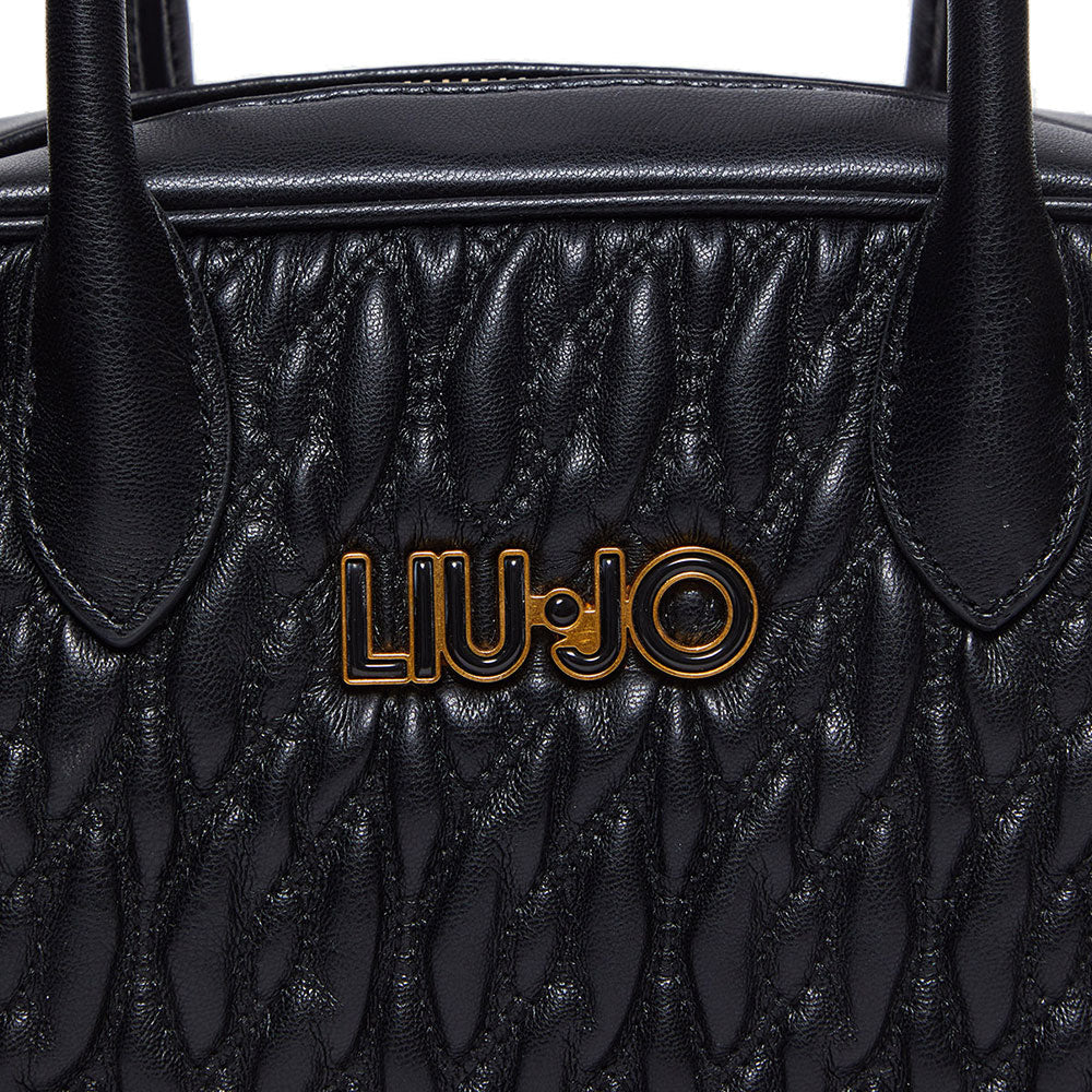 LIU JO Better
Handtasche mit gesteppter schwarzer Flechtverarbeitung