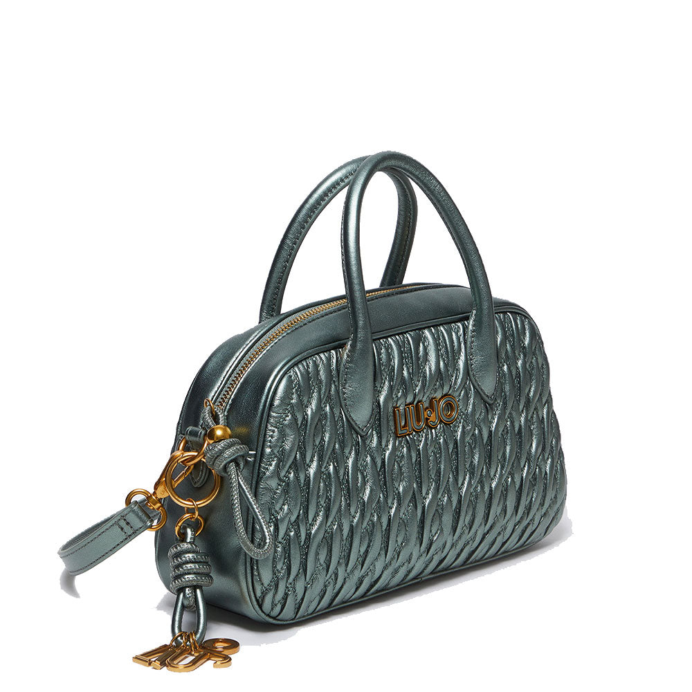 LIU JO Better Handtasche mit Dust Jade Braid Quilted Processing