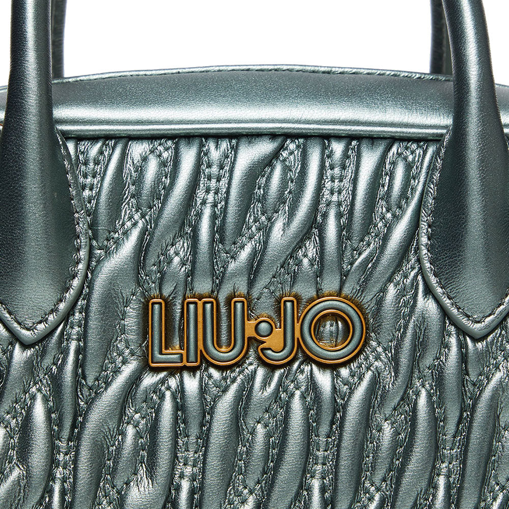 LIU JO Better Handtasche mit Dust Jade Braid Quilted Processing