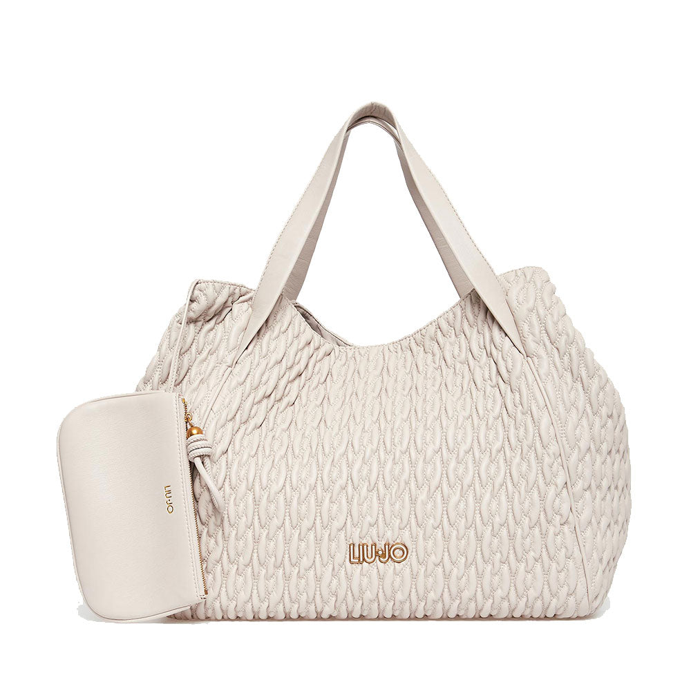 Maxi Shopping Bag LIU JO Better Trapuntata con Lavorazione a